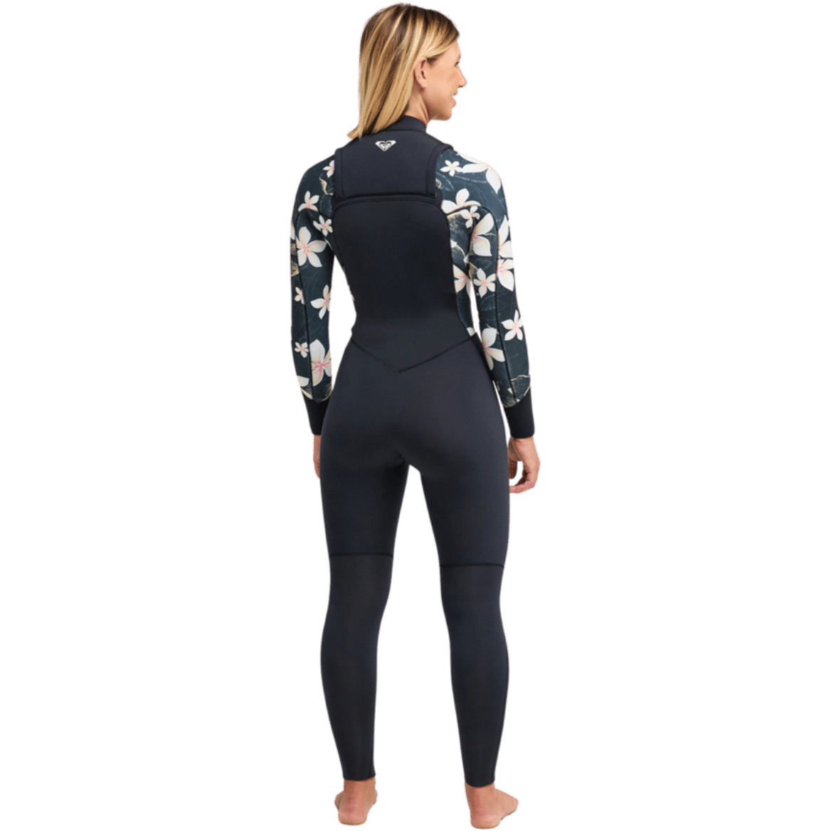 2026 Roxy Womens Swell Natural 5/4mm Chest Zip Wetsuit 26BW213510 - Hibiscus Real